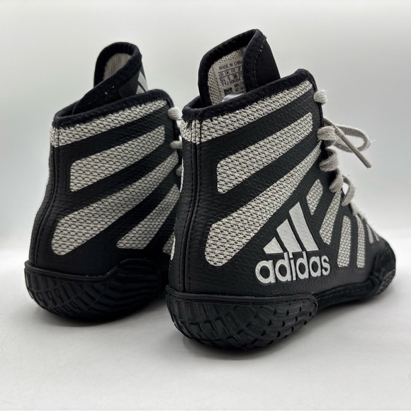 adidas Adizero Varner Wrestling Shoes FW1013 5.5 Black/Silver Men’s Lightweight - Picture 5 of 16